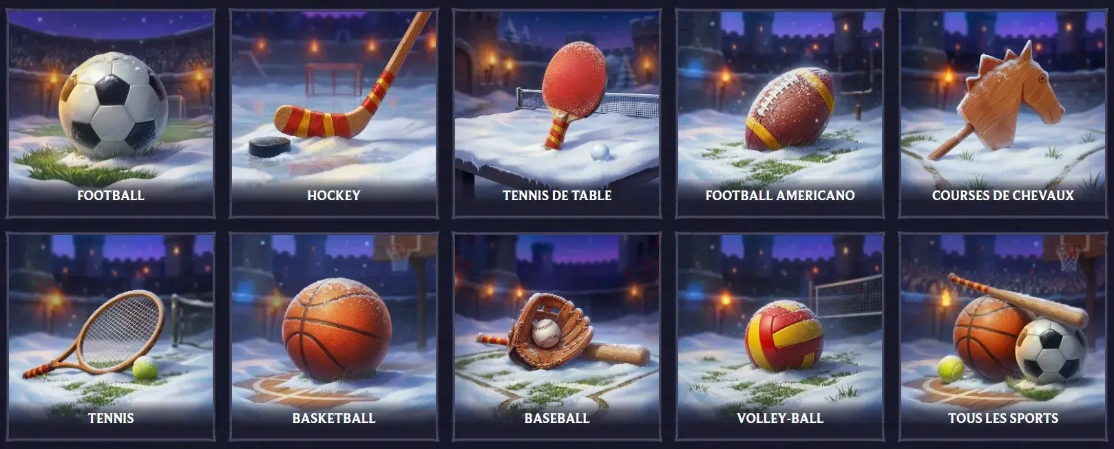 Paris sportifs et options de mise